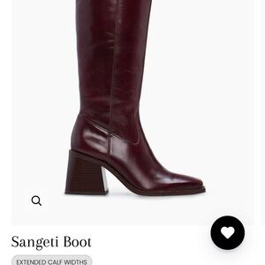 Vince Camuto Burgundy Heeled Boots